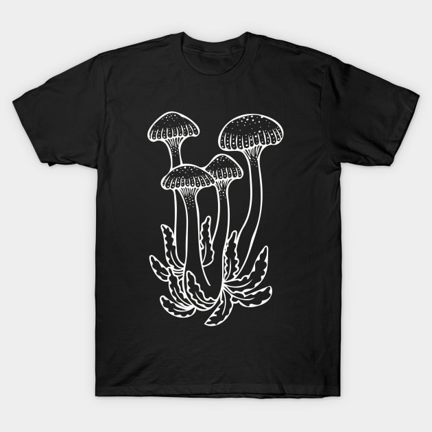 Shrooms T-Shirt by LoraMaze